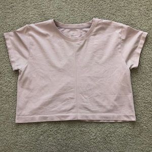 All in motion cropped tee